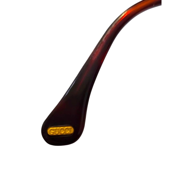 GUCCI Vintage Unisex GG 2600/S Brown Tint Sunglasses Brown & Gold Horsebit Frame - Picture 13 of 13